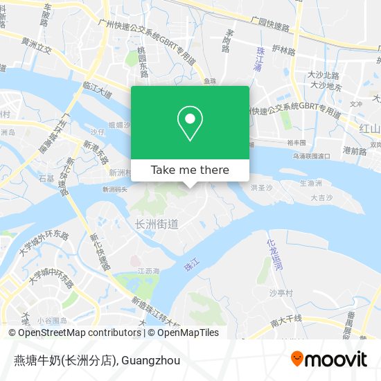 燕塘牛奶(长洲分店) map