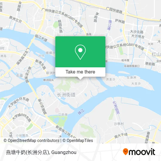 燕塘牛奶(长洲分店) map