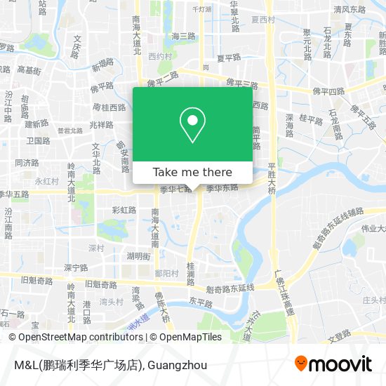 M&L(鹏瑞利季华广场店) map
