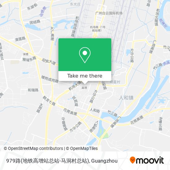 979路(地铁高增站总站-马洞村总站) map