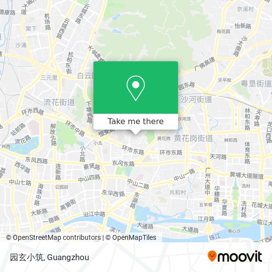园玄小筑 map