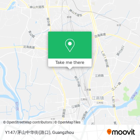 Y147/茅山中华街(路口) map