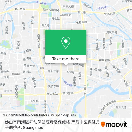 佛山市南海区妇幼保健院母婴保健楼-产后中医保健月子调护科 map