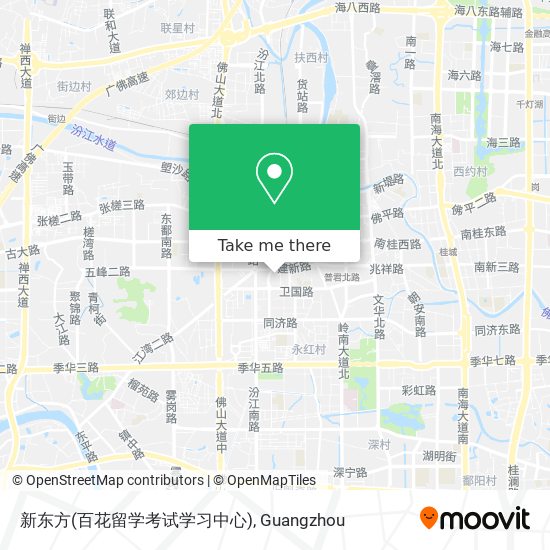 新东方(百花留学考试学习中心) map