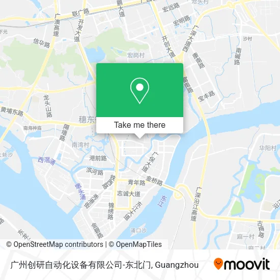广州创研自动化设备有限公司-东北门 map