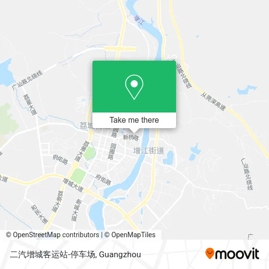 二汽增城客运站-停车场 map