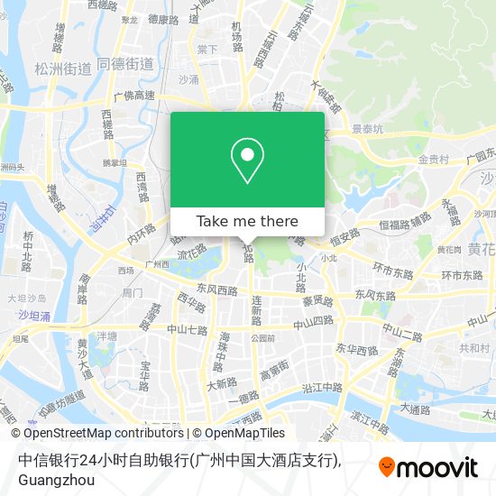 中信银行24小时自助银行(广州中国大酒店支行) map