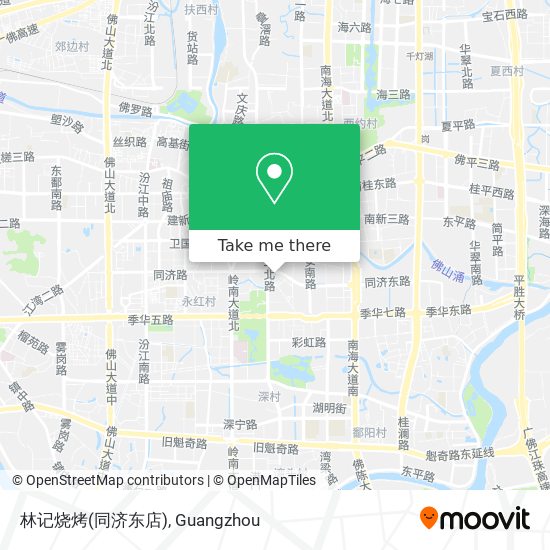 林记烧烤(同济东店) map