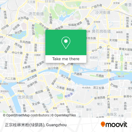 正宗桂林米粉(绿荫路) map