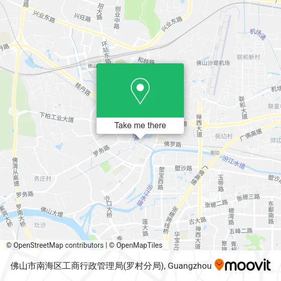 佛山市南海区工商行政管理局(罗村分局) map