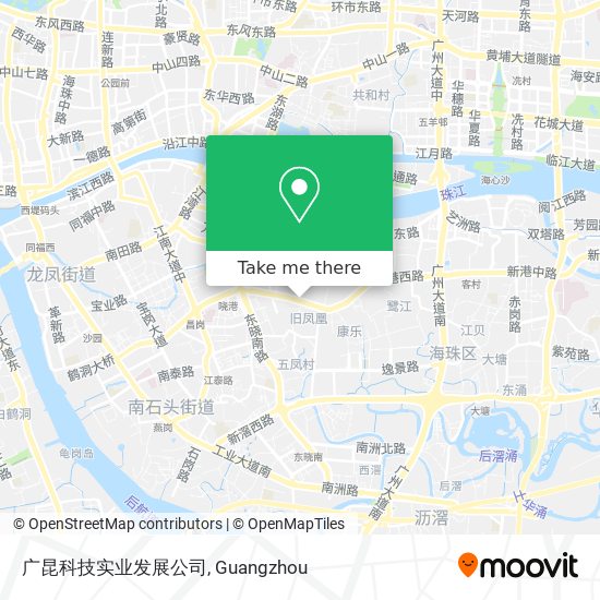 广昆科技实业发展公司 map