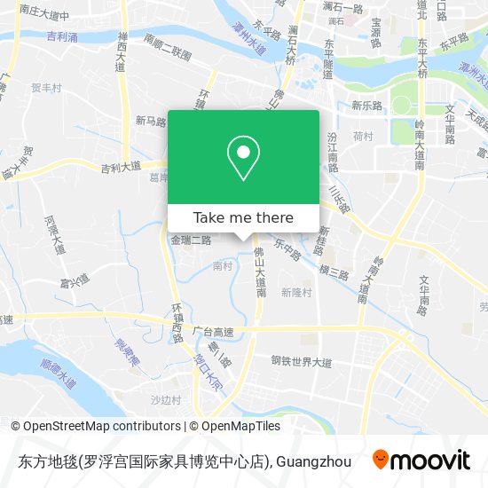 东方地毯(罗浮宫国际家具博览中心店) map