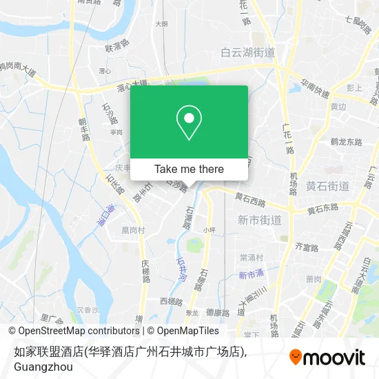 如家联盟酒店(华驿酒店广州石井城市广场店) map