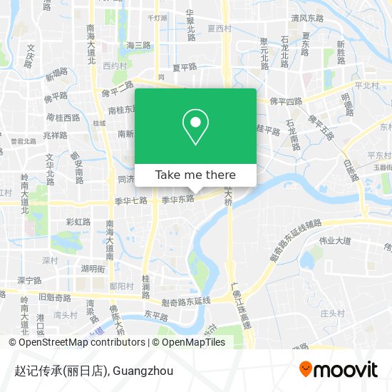 赵记传承(丽日店) map