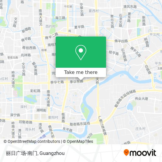 丽日广场-南门 map