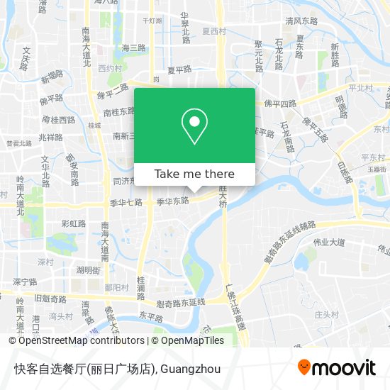 快客自选餐厅(丽日广场店) map