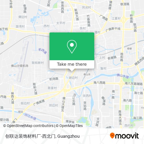 创联达装饰材料厂-西北门 map