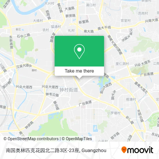 南国奥林匹克花园北二路3区-23座 map