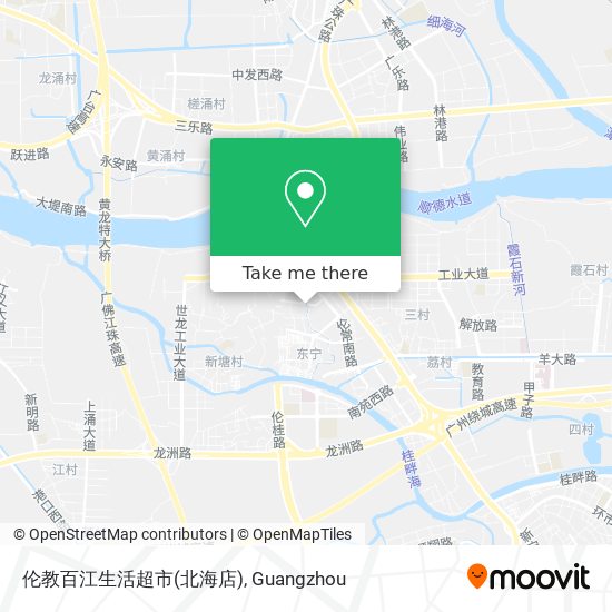 伦教百江生活超市(北海店) map