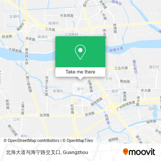北海大道与海宁路交叉口 map