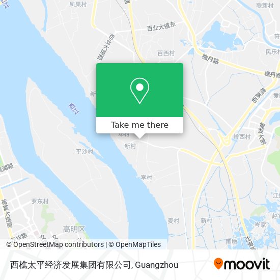 西樵太平经济发展集团有限公司 map