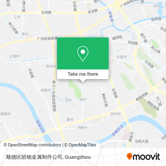 顺德区皓铭金属制件公司 map