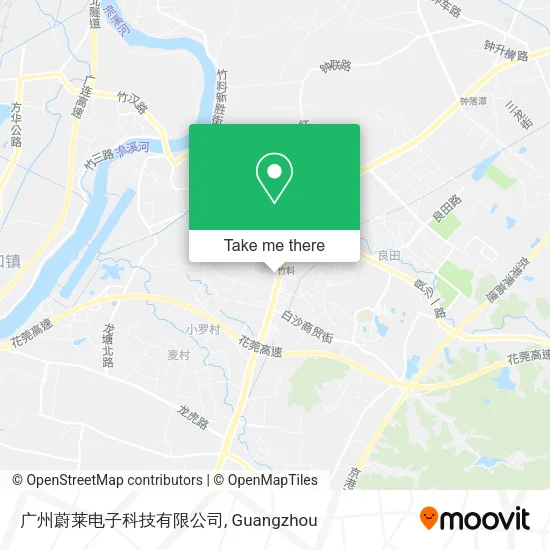 广州蔚莱电子科技有限公司 map