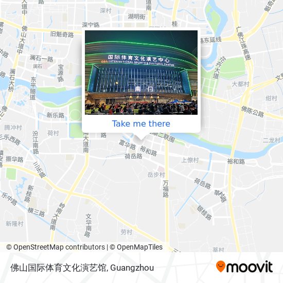 佛山国际体育文化演艺馆 map