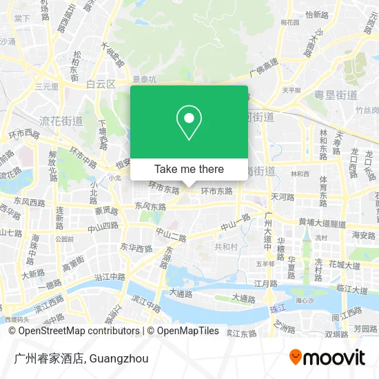 广州睿家酒店 map