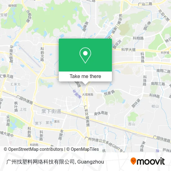 广州找塑料网络科技有限公司 map