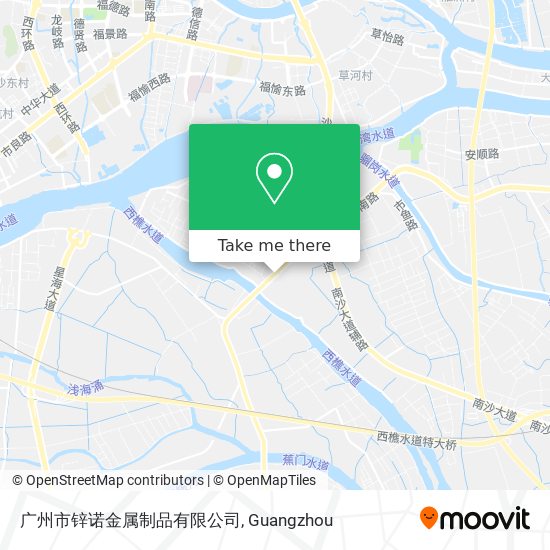 广州市锌诺金属制品有限公司 map