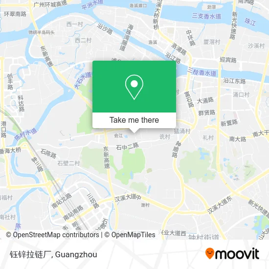 钰锌拉链厂 map