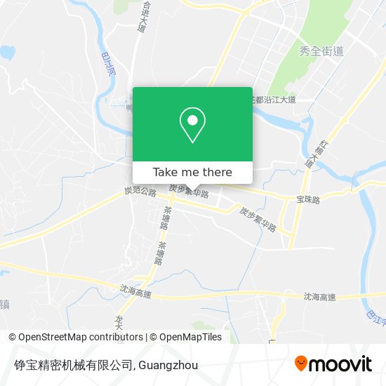 铮宝精密机械有限公司 map