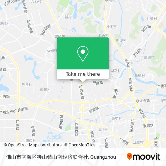 佛山市南海区狮山镇山南经济联合社 map