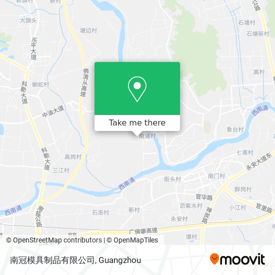 南冠模具制品有限公司 map