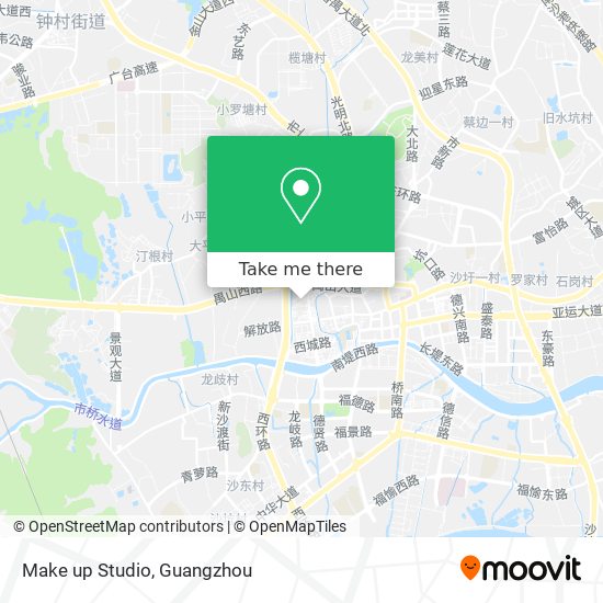 Make up Studio map