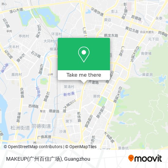 MAKEUP(广州百信广场) map