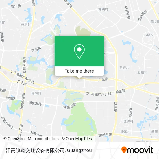 汗高轨道交通设备有限公司 map
