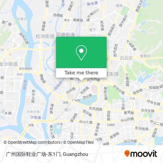 广州国际鞋业广场-东1门 map