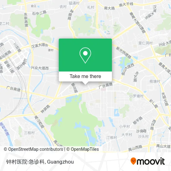 钟村医院-急诊科 map
