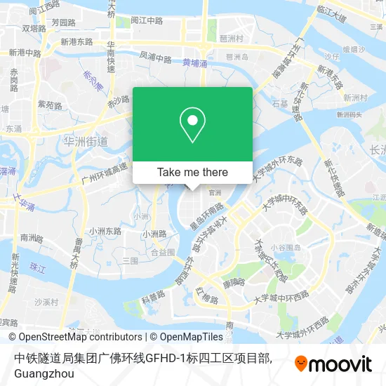中铁隧道局集团广佛环线GFHD-1标四工区项目部 map