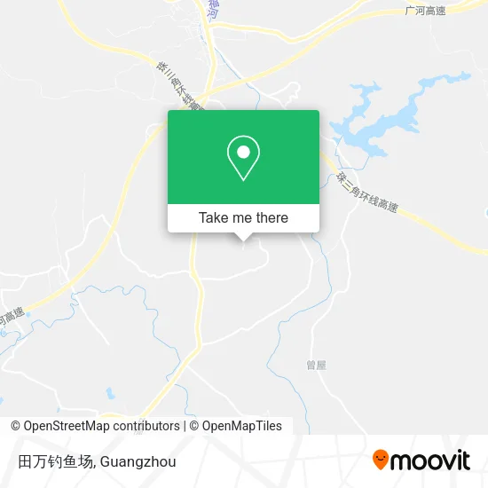 田万钓鱼场 map