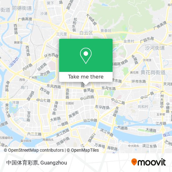 中国体育彩票 map