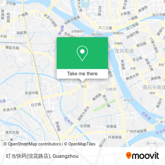 叮当快药(浣花路店) map
