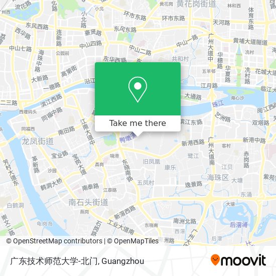 广东技术师范大学-北门 map