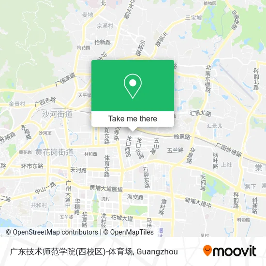 广东技术师范学院(西校区)-体育场 map