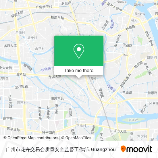 广州市花卉交易会质量安全监督工作部 map