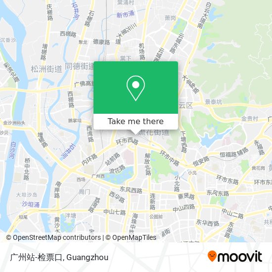 广州站-检票口 map
