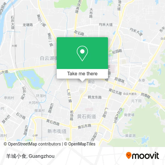 羊城小食 map