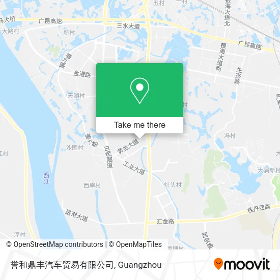 誉和鼎丰汽车贸易有限公司 map